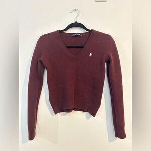 Ralph Lauren cashmere V neck sweater